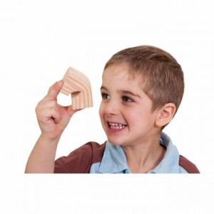 Μαλακά στοιβαζόμενα τουβλάκια με όψη ξύλου - 80τμχ σε κουτί