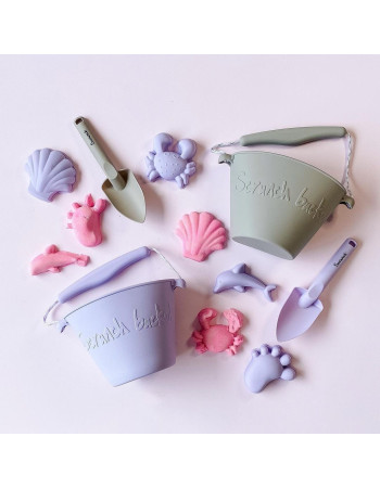 Scrunch Καλούπια από ανακυκλώσιμη σιλικόνη Light Purple (4 Τεμάχια)