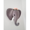 Elephant with flowers Wall Decoration