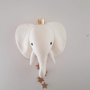 Ελέφαντας λευκός  με στέμα Διακοσμητικό Τοίχου