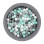 Grey Ball Pit with grey / mint / white / clear white balls