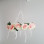 Wooden wreath with flowers 60 cm