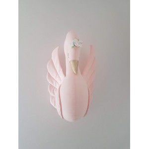 Mεγάλος Κύκνος Διακοσμητικό Τοίχου baby pink