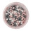 Pink Marble Ball Pit  with white / gray / pink balls