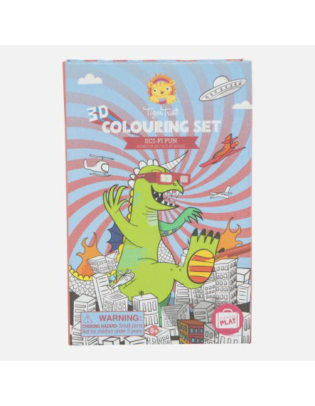 3D Colouring Set - Sci Fi Fun