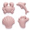 baby pink Recyclable Silicone Molds (4 Pieces)