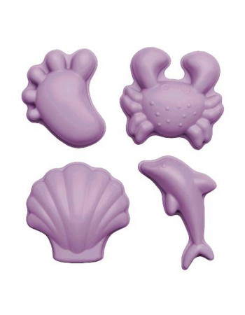 Scrunch Καλούπια από ανακυκλώσιμη σιλικόνη Light Purple (4 Τεμάχια)