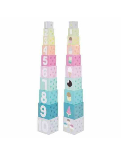 Stacked cubes Jabadabado Ice Cream -10 pcs