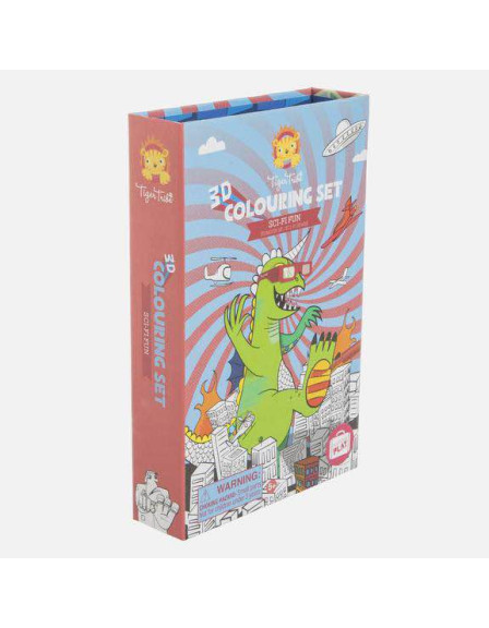 3D Colouring Set - Sci Fi Fun