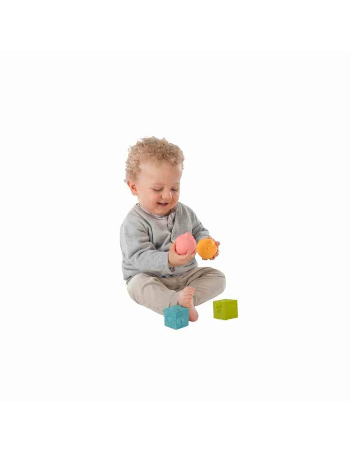 Set 2 balls + 2 cubes Sophie la girafe Sopure