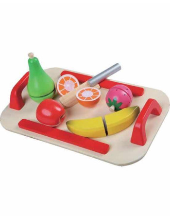Wooden Diviced fruits Multicolor