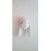 White bunny with  hat