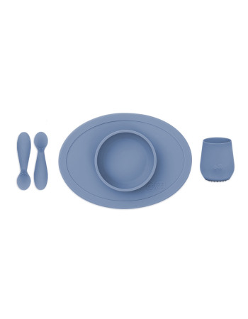 Complete Tiny food training set for 4+ months - Indigo blue