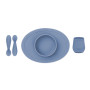 Complete Tiny food training set for 4+ months - Indigo blue