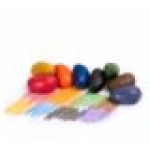 Crayon Rocks, 8 Rocks in blue velvet bag