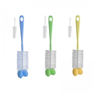 Σετ βούρτσα με βουρτσάκι και σφουγγαράκι για μπουκάλια και θηλές