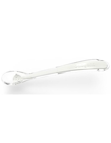 BabyOno: Soft silicone spoon Babys smile