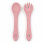 Pink Spoon Fork