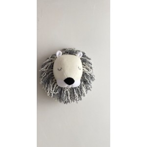 Λιονταράκι Διακοσμητικό Τοίχου γκρι