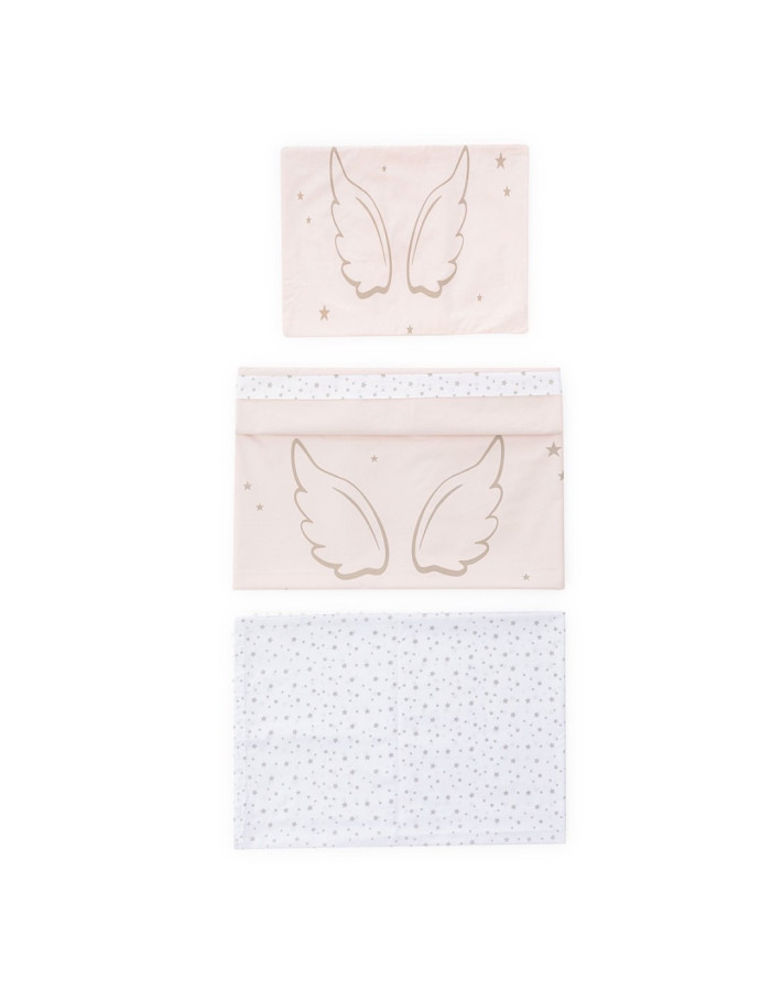 Σετ Παπλωματοθήκη 3 τεμαχίων Angel Wings Pink