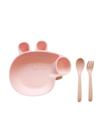 Σετ φαγητού Peppa pig Ροζ