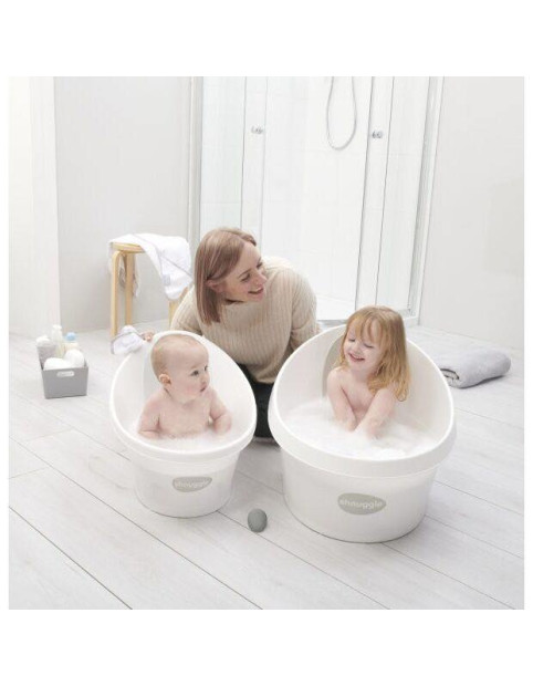 Toddler Bath Μπεζ με τάπα grey