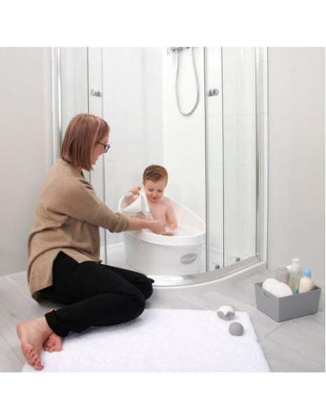 Toddler Bath Μπεζ με τάπα grey