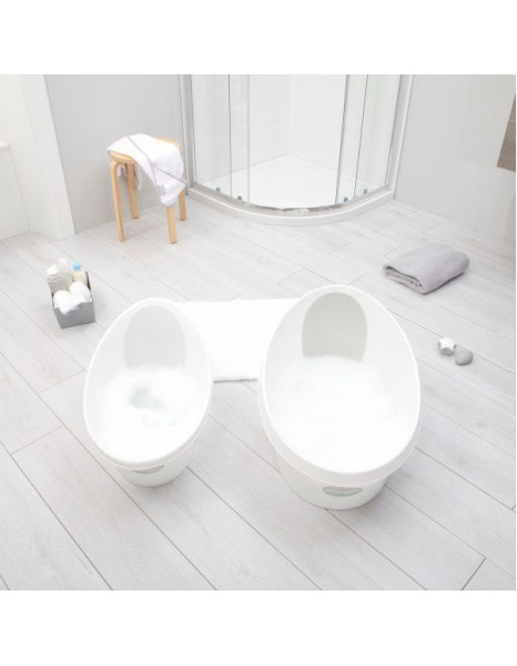 Toddler Bath Μπεζ με τάπα grey