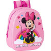 Tσάντα πλάτης προνηπίου-νηπιαγωγείου Minnie Mouse 3D 27x10x32cm (2-5 ετών) Safta