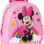 Tσάντα πλάτης προνηπίου-νηπιαγωγείου Minnie Mouse 3D 27x10x32cm (2-5 ετών) Safta