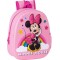 Tσάντα πλάτης προνηπίου-νηπιαγωγείου Minnie Mouse 3D 27x10x32cm (2-5 ετών) Safta