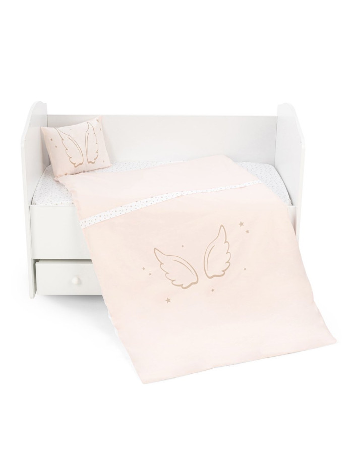 Σετ Παπλωματοθήκη 3 τεμαχίων Angel Wings Pink