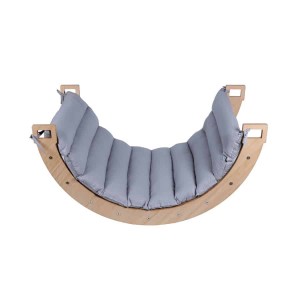 Gray floor cushion 126x58x8cm