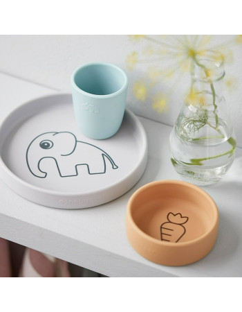 Done by Deer Feeding Set from Silicone Multicolour 3pcs