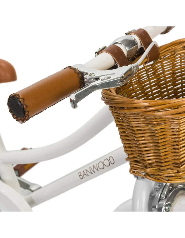 Banwood Kids Tricycle with Storage Basket for 2-6 Years White