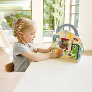 Hape Early Explorer Ξύλινο Lock & Learn Playboard
