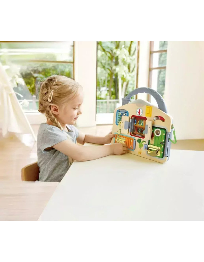 Hape Early Explorer Ξύλινο Lock & Learn Playboard