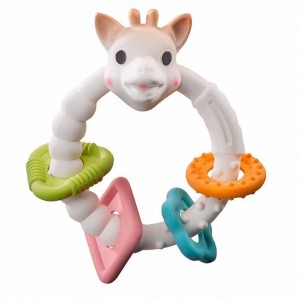 Sophie La Girafe Teething Ring So Pure made of Rubber for 3 m+ 1pcs