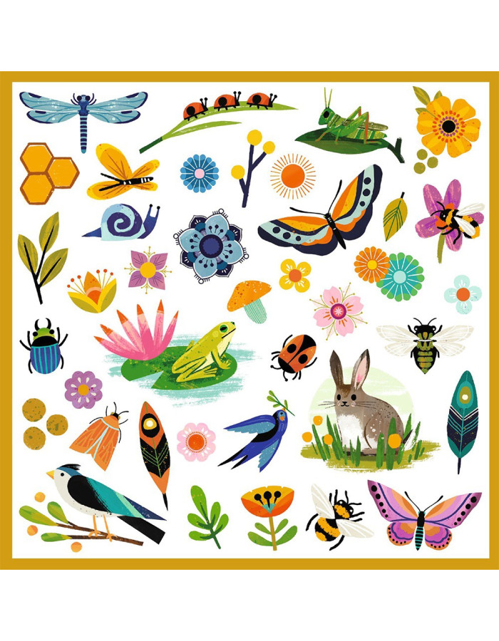 Djeco Stickers 160 garden