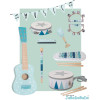 Jabadabado: Bells with wooden handle Blue