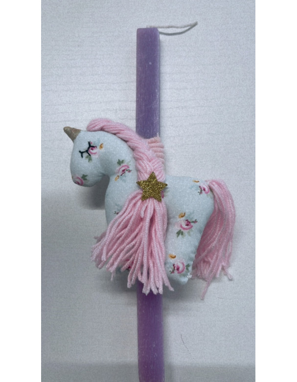 Easter gift set with candle - Unicorn Easter gift set with candle - Unicorn