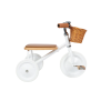 Banwood Kids Tricycle with Storage Basket for 2-6 Years White