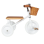 Banwood Kids Tricycle with Storage Basket for 2-6 Years White