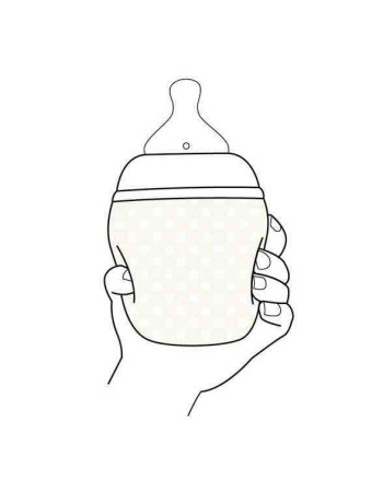 Elhee Plastic Baby Bottle with Silicone Nipple for 0+, 0+ m, months Ivy Green 240ml