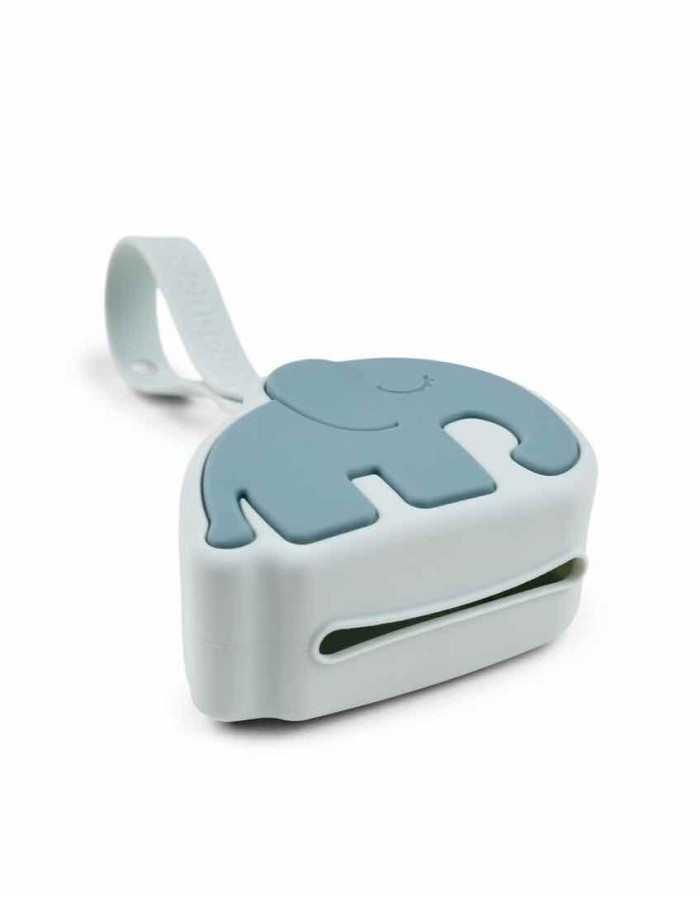 Done by Deer Case Pacifier Elphee made of Silicone Blue