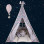 BabyBliss: "Chase Your Dreams In A Balloon" Large Fabric Tent with Thick Mattress and 2 Cushions