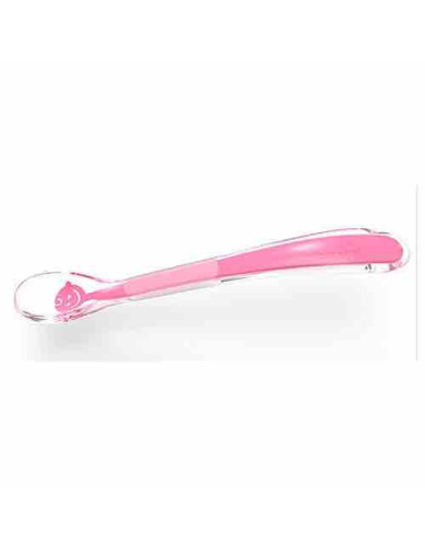Babyono Baby Spoon made of Silicone 1pcs pink Babyono Baby Spoon made of Silicone 1pcs pink