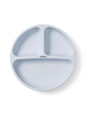 Babyono Baby Food Plate made of Silicone blue