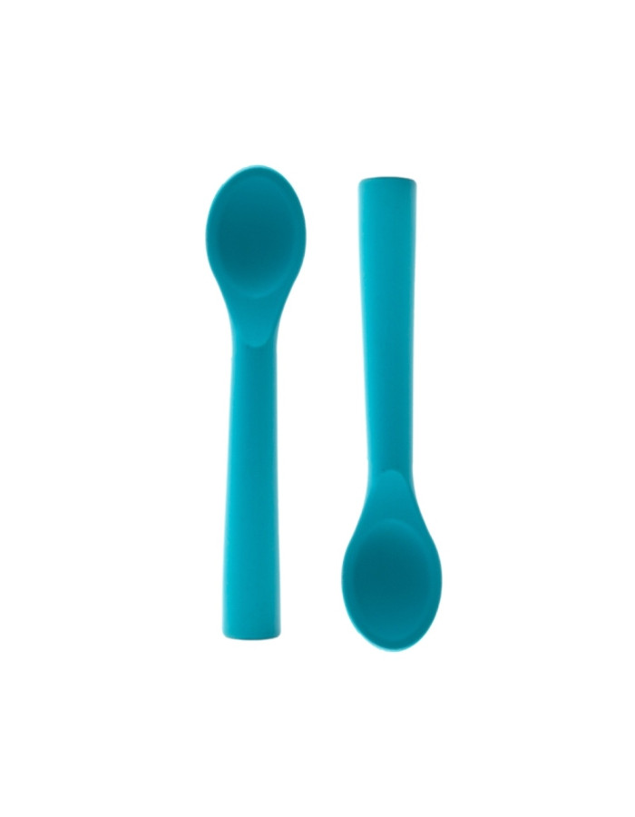 Βρεφικά κουτάλια σιλικόνης - turquoise Βρεφικά κουτάλια σιλικόνης - turquoise