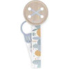 Suavinex Ribbon Pacifier made of Fabric Blue